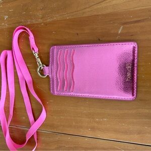ban.do Pink Lanyard Card Holder